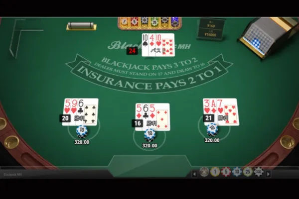 オリジナルブラックジャックの遊び方の説明画像