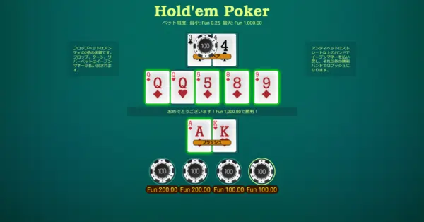 ホールデムポーカー